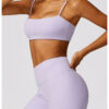 【Wankitu】Underwear with lace-up back for a beautiful yoga bra - Image 6