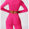 【Wankitu】Versatile, tight-fitting, seamless long-sleeved yoga jacket - Image 5