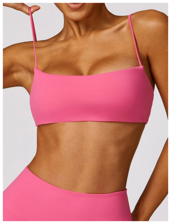 【Wankitu】Underwear with lace-up back for a beautiful yoga bra