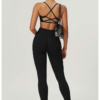 【Wankitu】Seamless cross-back yoga bra with beautiful back design - Image 10