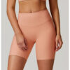 【Wankitu】Ribbed Tight Tummy-Control Yoga Shorts with Butt-Lifting Design - Image 2