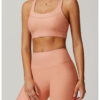 【Wankitu】Striped Tight Yoga Sports Bra with Beautiful Back Design - Image 3
