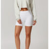【Wankitu】Ribbed Tight Tummy-Control Yoga Shorts with Butt-Lifting Design - Image 8