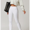 【Wankitu】Ribbed butt-lifting high-waisted yoga pants - Image 5
