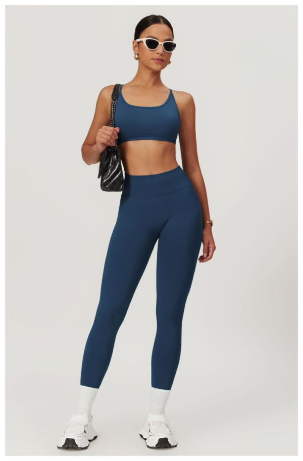 【Wankitu】Seamless cross-back yoga bra with beautiful back design
