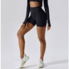 【Wankitu】Slim-fit and figure-enhancing yoga shorts - Image 11