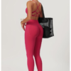 【Wankitu】Seamless cross-back yoga bra with beautiful back design - Image 12