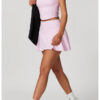 【Wankitu】3D bust-shaping short-sleeved skirt yoga set - Image 3