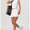 【Wankitu】3D bust-shaping short-sleeved skirt yoga set - Image 11