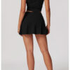 【Wankitu】3D bust-shaping short-sleeved skirt yoga set - Image 5